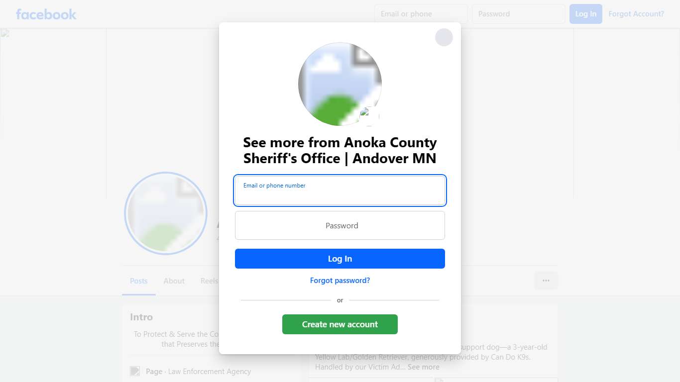 Anoka County Sheriff's Office Andover MN Facebook